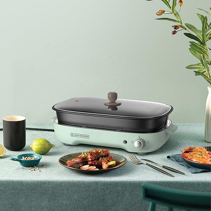 گریل چند کاره Black & Decker سه تیکه — تصویر ۷