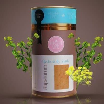 ماسک هیدروژلی جوانساز عصاره گیاه چتر گندمی هایلایف HIGH LIFE — تصویر ۲