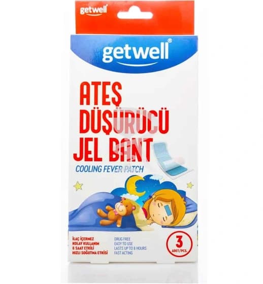 پد تب بر نوزاد و کودک Getwell بسته ۳ عددی