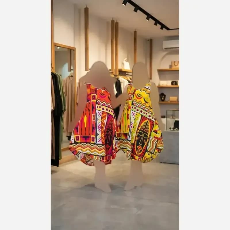 سارافون نخی وارداتی زنانه فری سایز مدل t8077 — تصویر ۷