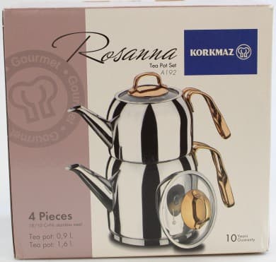ست کتری و قوری ۲.۵ لیتری کرکماز مدل Rosanna A192 — تصویر ۳