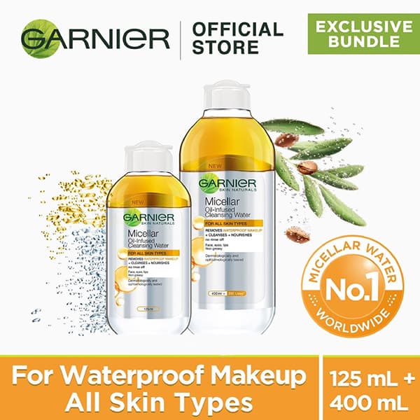 میسلار واتر دوفاز روغن آرگان پوست خشک و حساس برند گارنیر GARNIER — تصویر ۶
