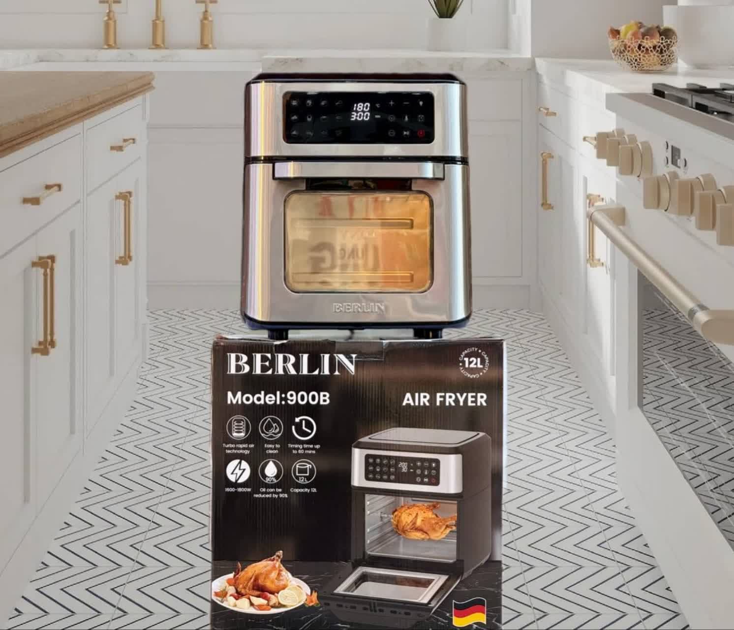 سرخ‌کن برلین مدل B900 | خرید Air Fryer مدرن و سالم برای خانه — تصویر ۶