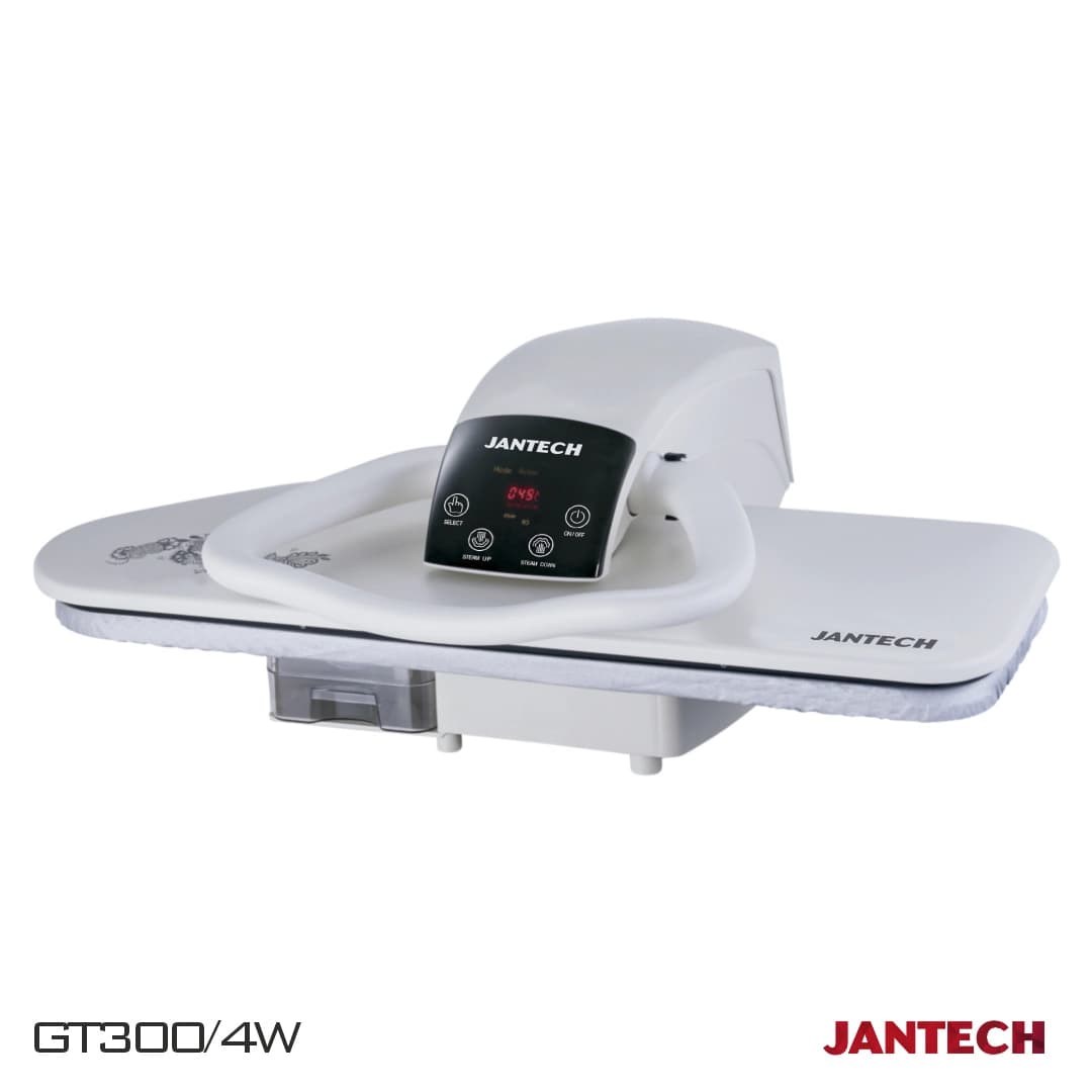 اتو پرس اتومات بخار دو طرفه ۳۲ اینچ نمایشگر دیجیتال جانتک مدل GT300