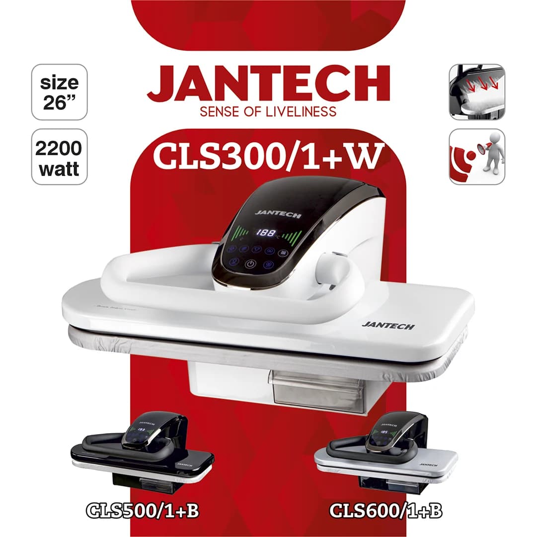 اتو پرس اتومات سخنگو ۲۶ اینچ نمایشگر دیجیتال جانتک مدل CLS300 — تصویر ۷