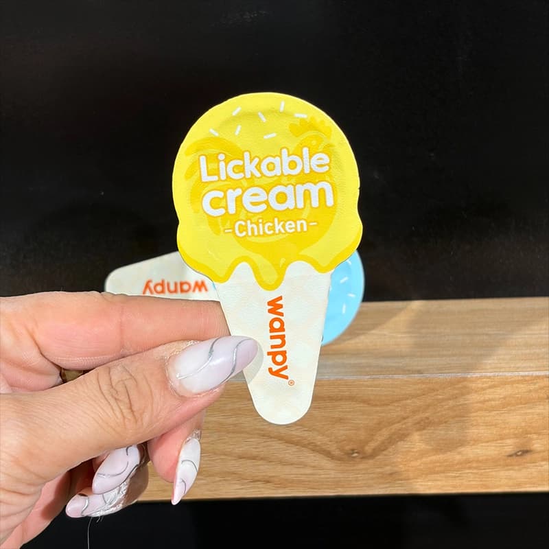 بستنی قاشقی گربه ونپی | Wanpy Lickable Cream — تصویر ۸