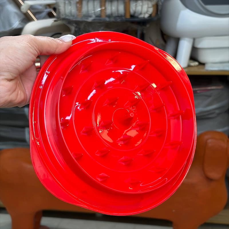 ریشکن مرغ و گوشت دستی چرخشی مدل دو دسته با درب شفاف — تصویر ۶