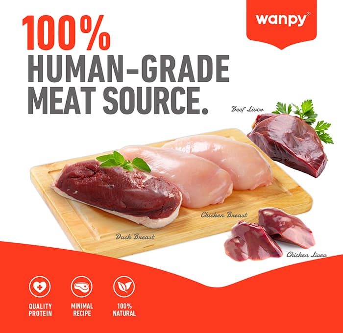 تشویقی سگ ونپی مدل جگر مرغ فریز دراید (Freeze Dried Chicken Liver) — تصویر ۱۲