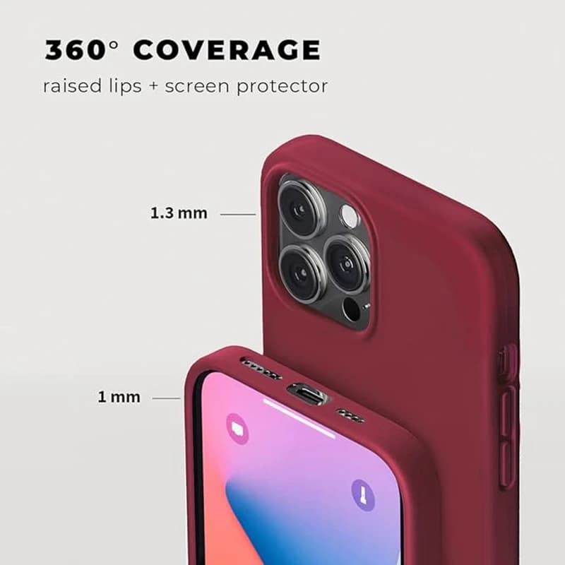 کاور گوشی موبایل اپل iPhone 14 Pro Max مدل سیلیکونی — تصویر ۱۰