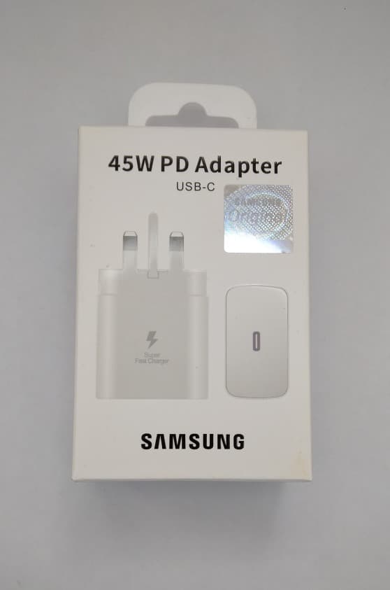 شارژر دیواری 45 وات Samsung مدل سه پین اصل ویتنام — تصویر ۴