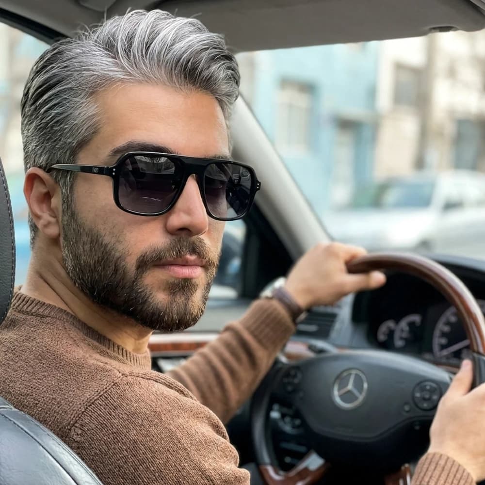 فریم عینک افتابی ان اس بی | مدل SS7422 — تصویر ۶
