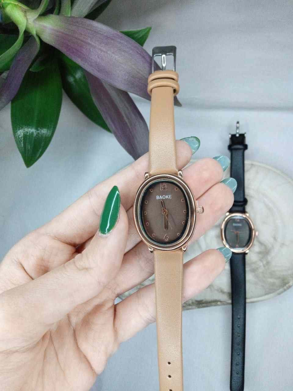 ساعت زنانه بند چرمی baoke — تصویر ۲