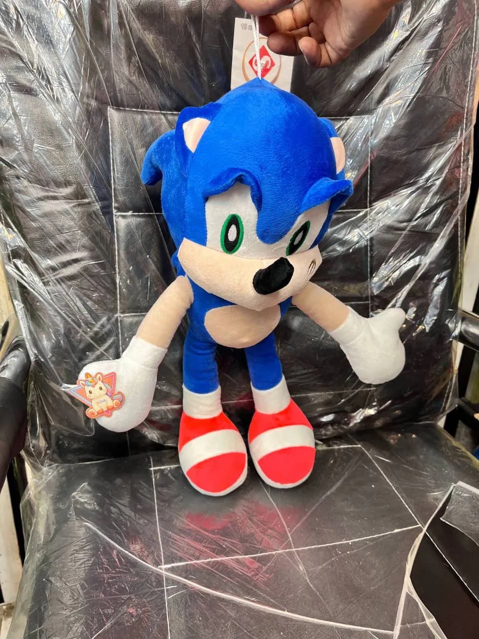 عروسک سونیک خارپشت پولیشی آبی اورجینال (Sonic) — تصویر ۲