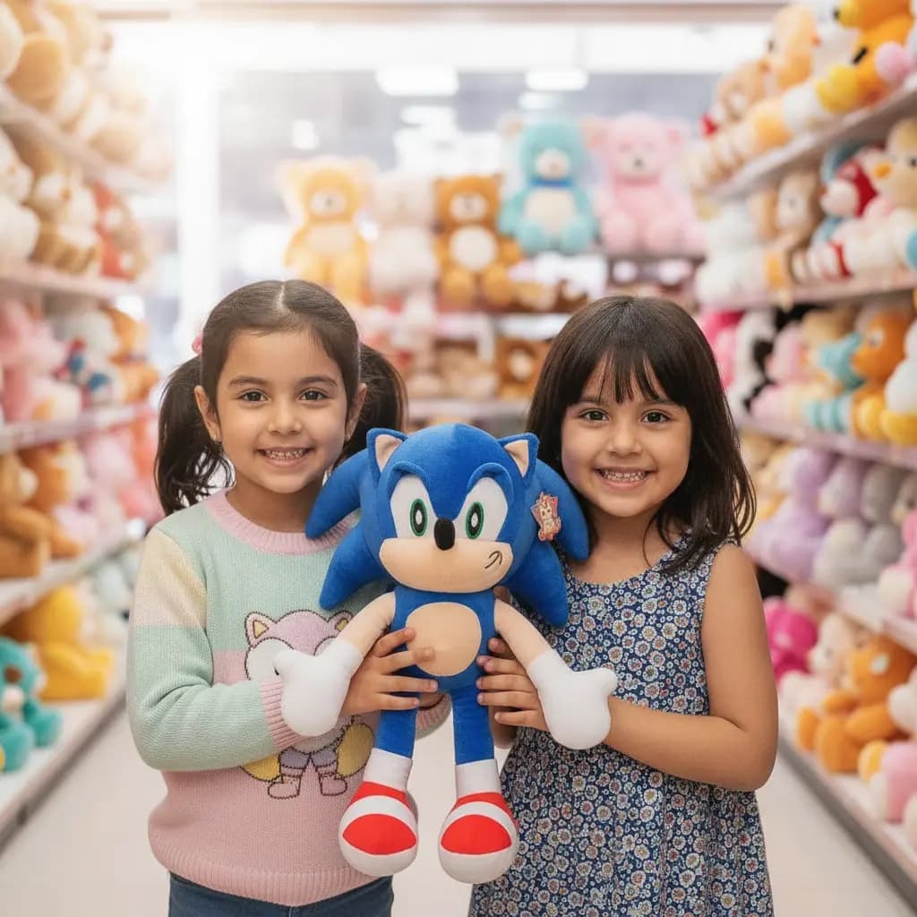 عروسک سونیک خارپشت پولیشی آبی اورجینال (Sonic)