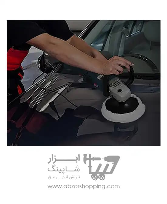 پولیش برقی 1400 وات دیمردار صنعتی 180 میلیمتری KADEX — تصویر ۴