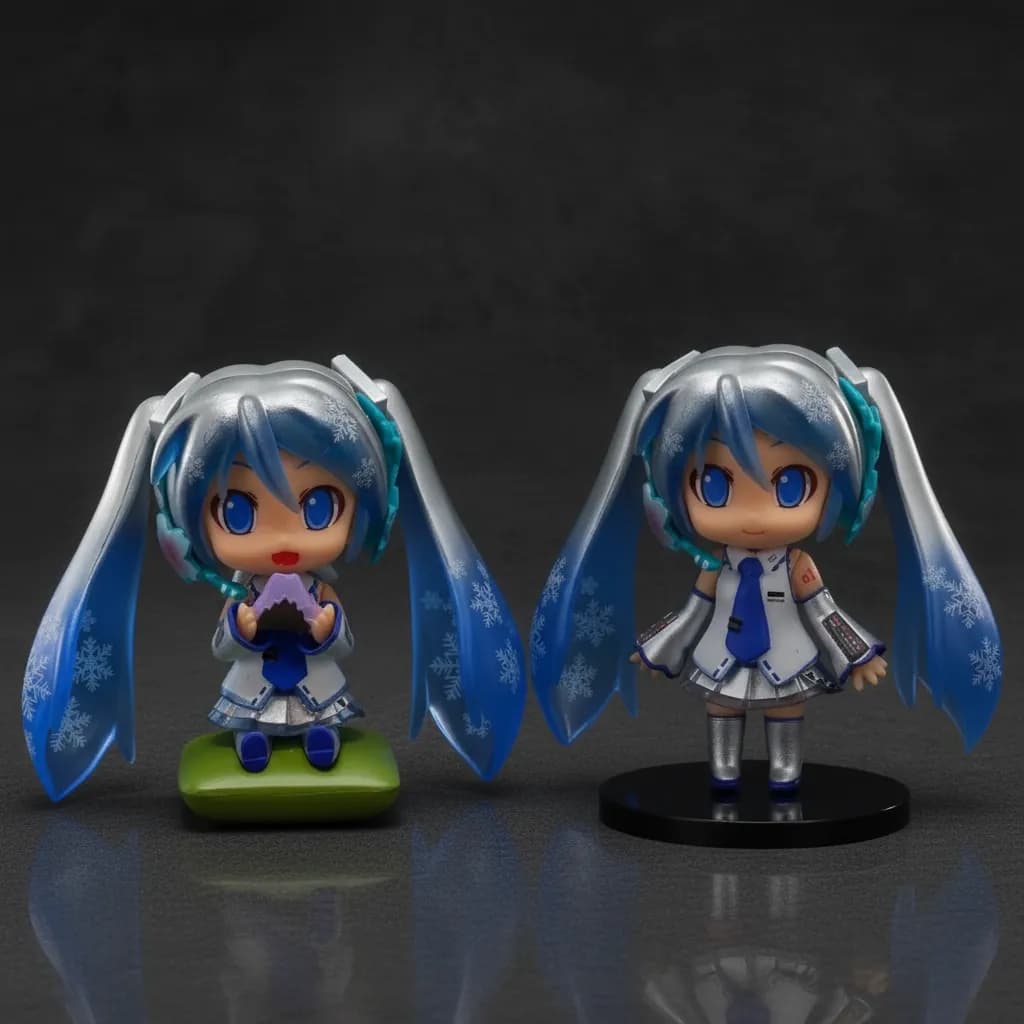 اکشن فیگور چیبی هاتسونه میکو برفی Snow Miku — تصویر ۴