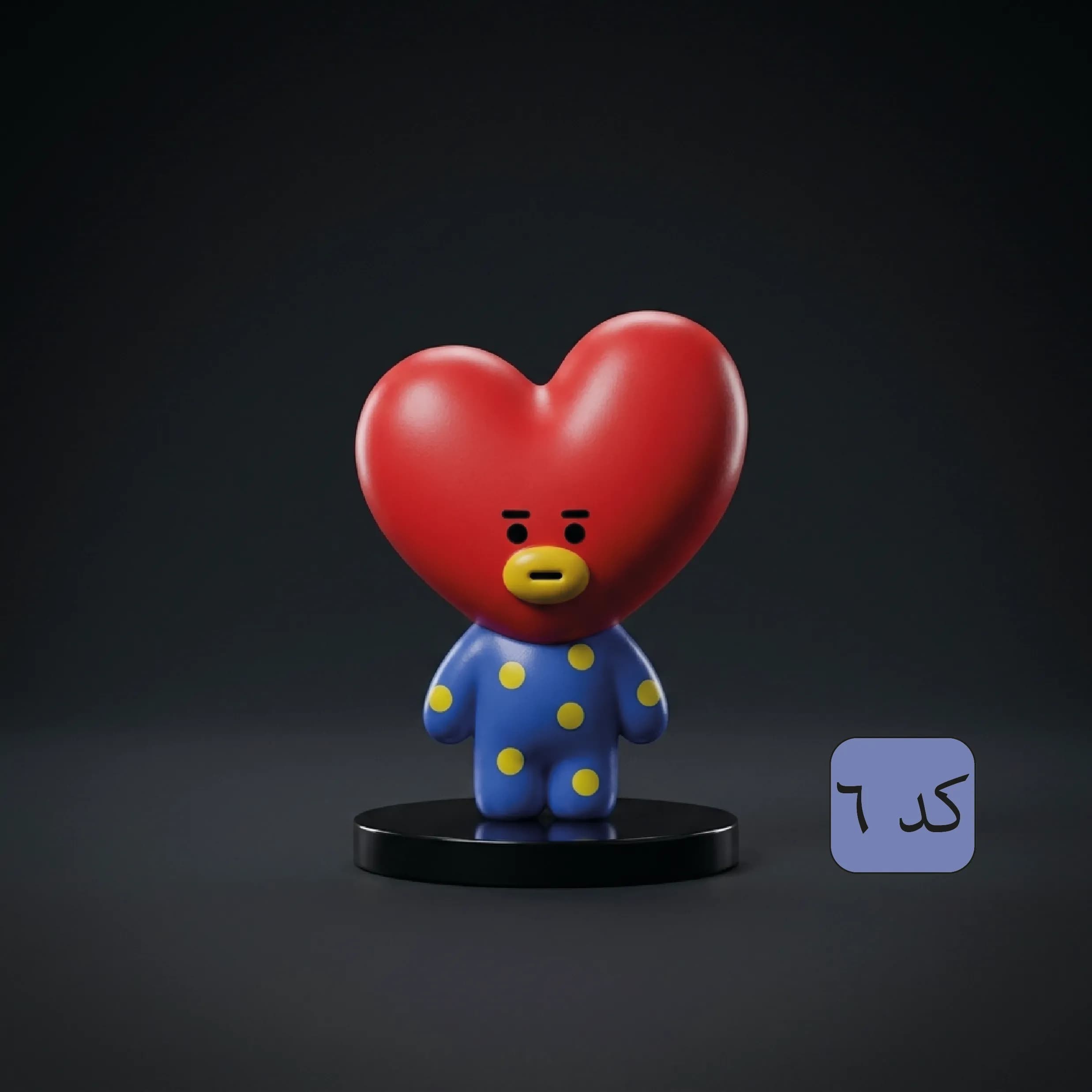 مجموعه اکشن فیگور BT21 (بیتی ۲۱) ایستاده — تصویر ۷