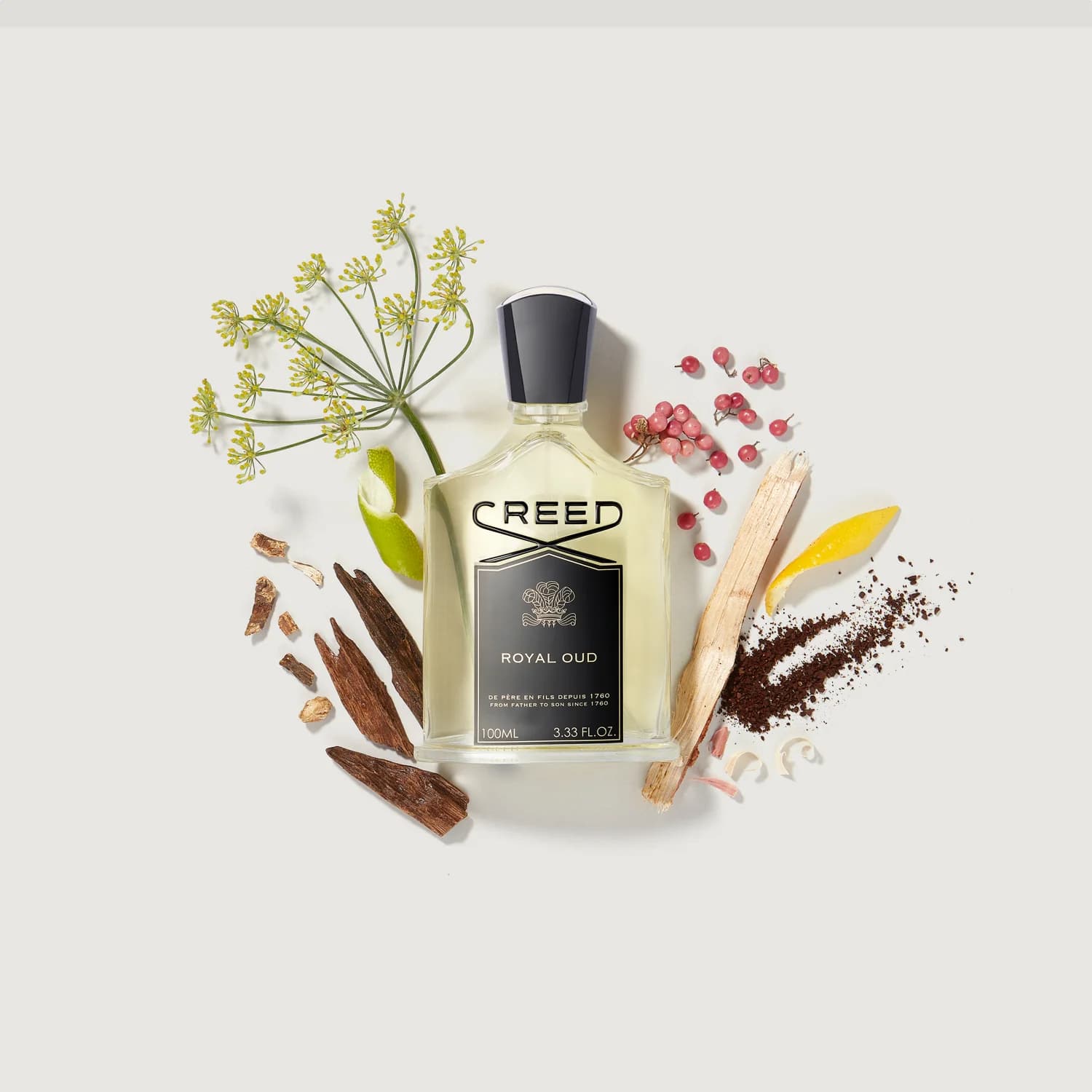 عطر کرید رویال عود عطریانی ۵۰ میل — تصویر ۲