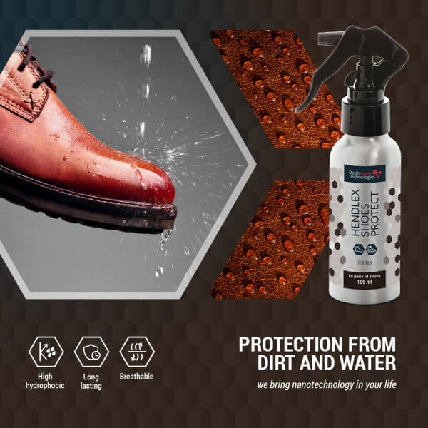 اسپری آبگریز کننده کفشهای چرم هندلکس- Hendlex Leather Matte — تصویر ۲