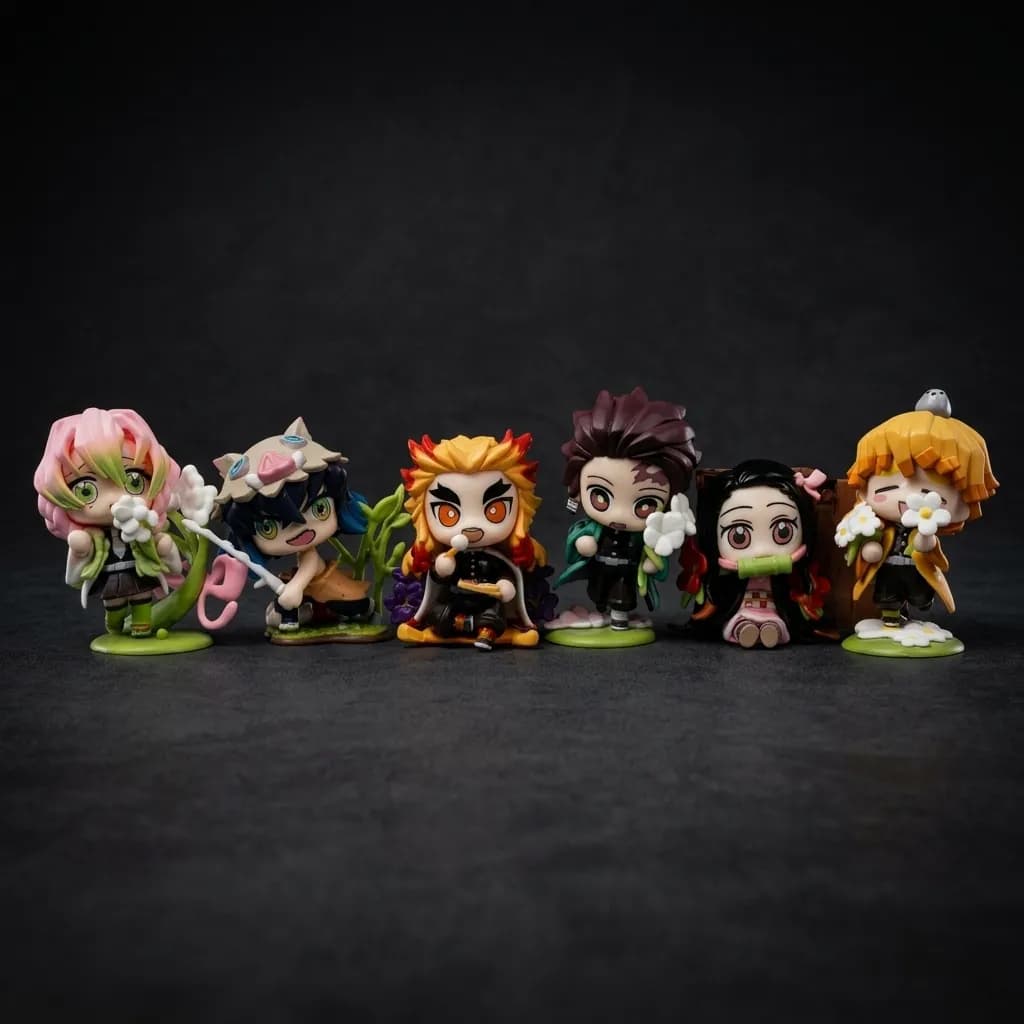 مجموعه اکشن فیگور Chibi / Kawaii فانتزی شیطان‌کش مینیاتوری