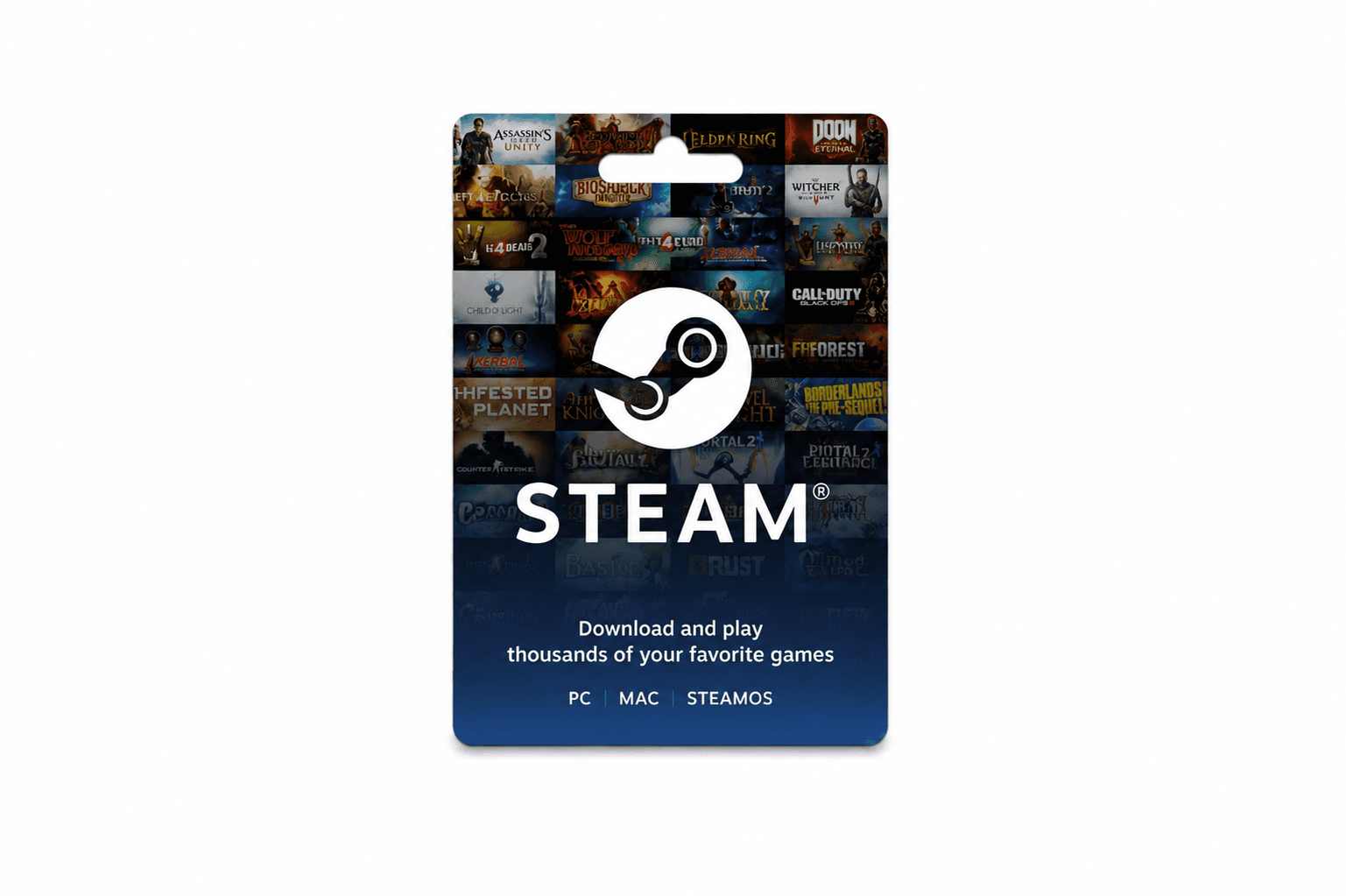 گیفت گارت 5 دلاری استیم (Steam) گلوبال