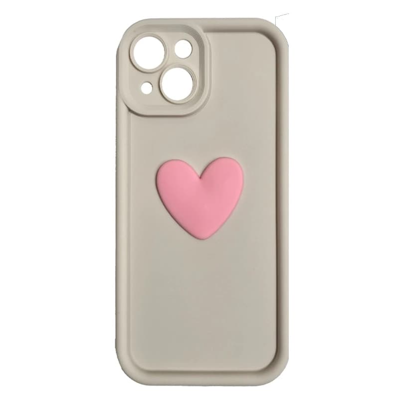 کاورگوشی موبایل اپل iPhone 15 مدل سولید Heart — تصویر ۶