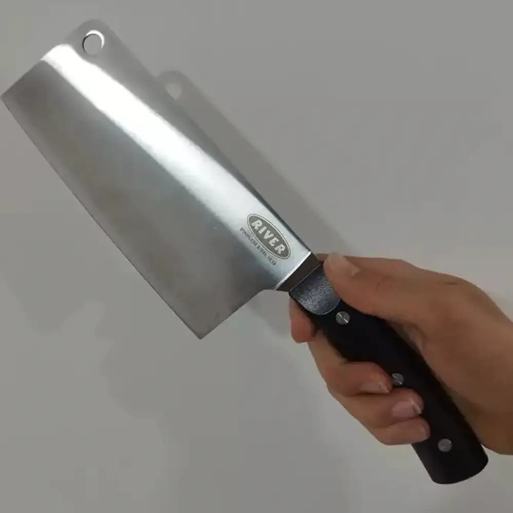ست کارد و ساطور 8 پارچه استیل ریور کد 2236 — تصویر ۴
