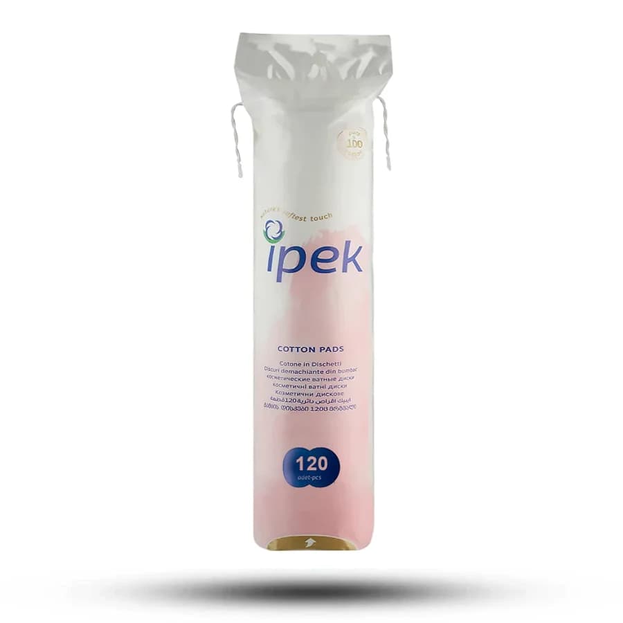 پد آرایش پاک کن ایپک ipek بسته 120 عددی