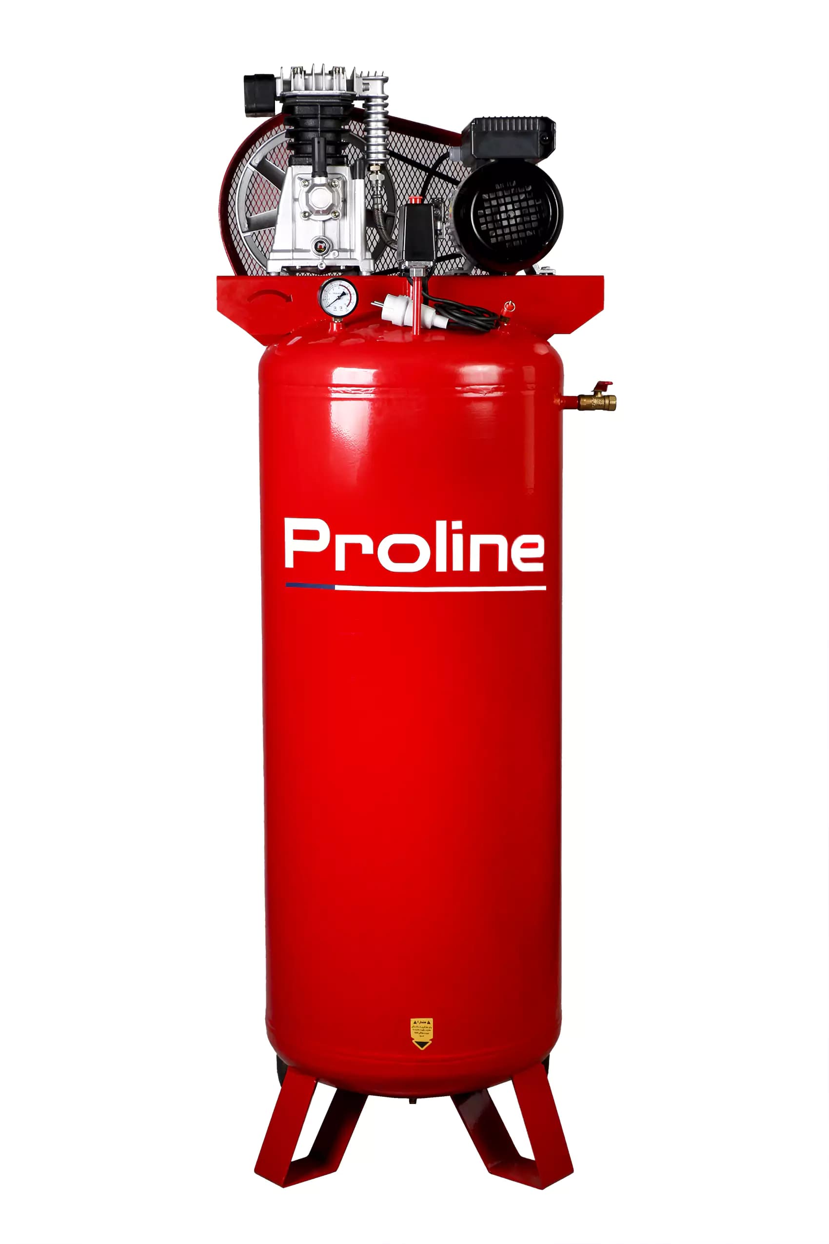 کمپرسور باد 250 لیتری تسمه ای طرح ایتالیایی proline