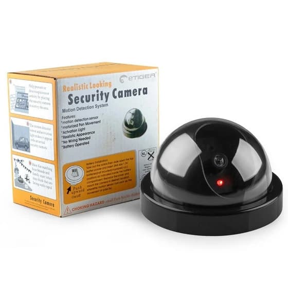ماکت دوربین مداربسته دام سقفی با چراغ LED چشمکزن Activation Light