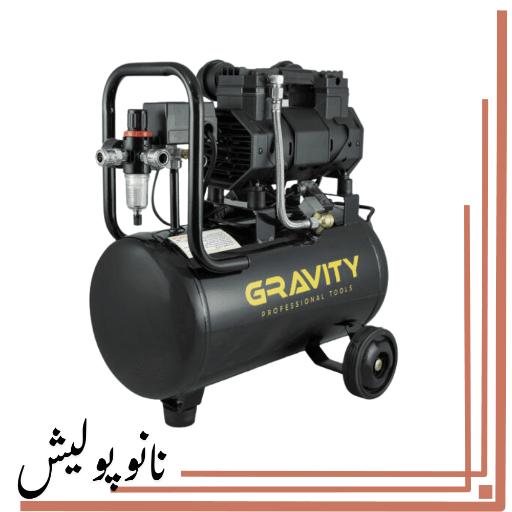 کمپرسور باد سایلنت 25 لیتری گراویتی – GTS-25 — تصویر ۳