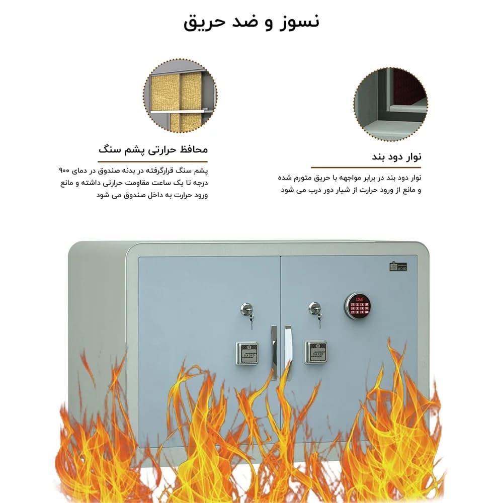 گاوصندوق زیر ویترینی سدید مدل 800V PRO — تصویر ۷