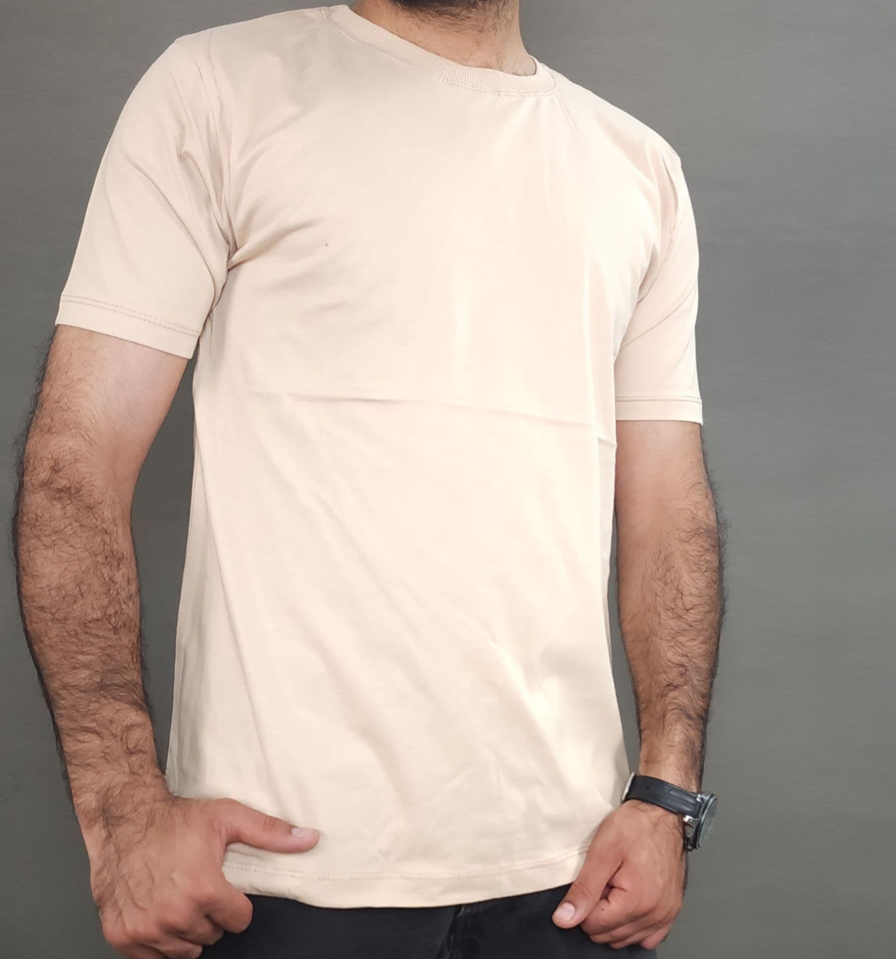 تیشرت ساده نخ پنبه درجه یک