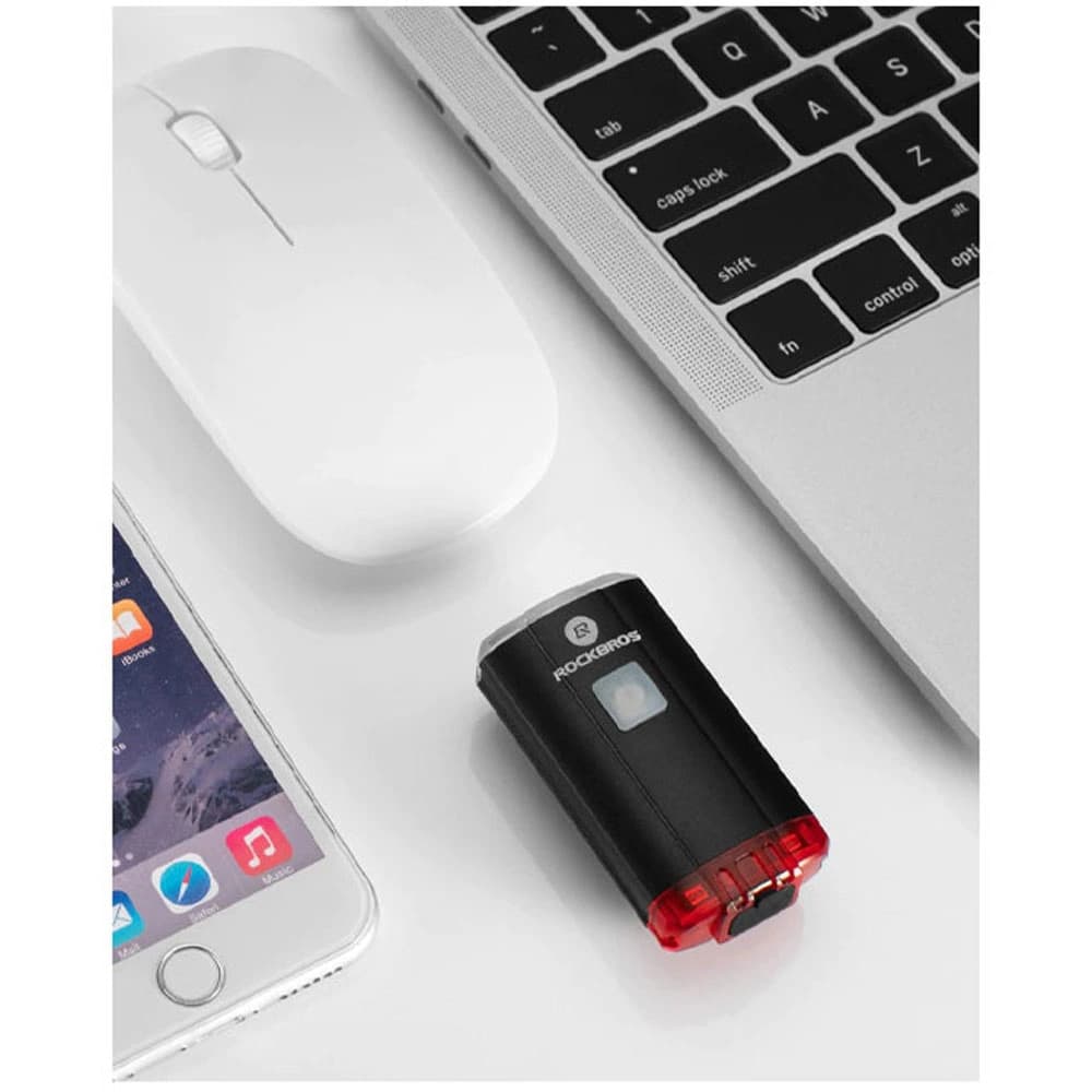 چراغ جلو و عقب دوچرخه راک براس مدل Rockbros YQ-TD100 — تصویر ۸