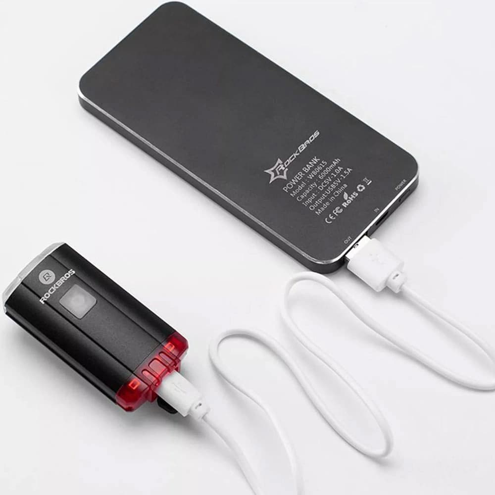 چراغ جلو و عقب دوچرخه راک براس مدل Rockbros YQ-TD100 — تصویر ۷