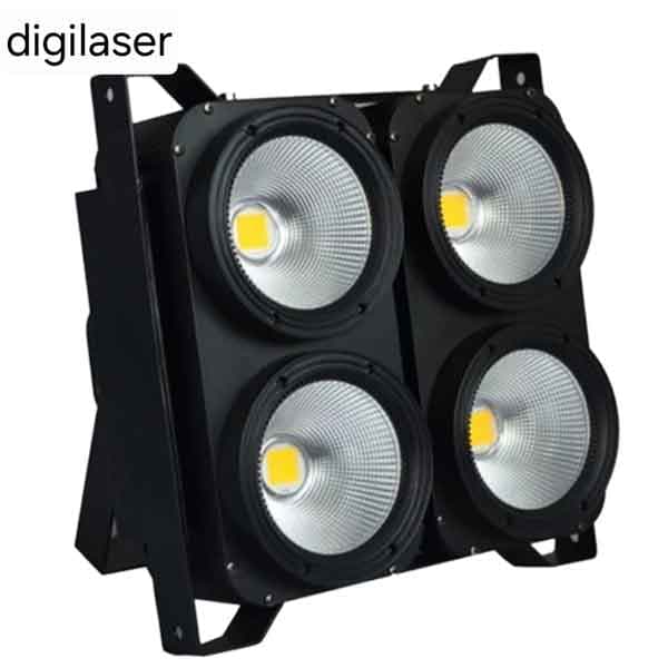 ژوپیتر ال ای دی چهار کاسه فول کالر 400 وات رنگی برند PRA مدل COB 400W RGBW — تصویر ۵