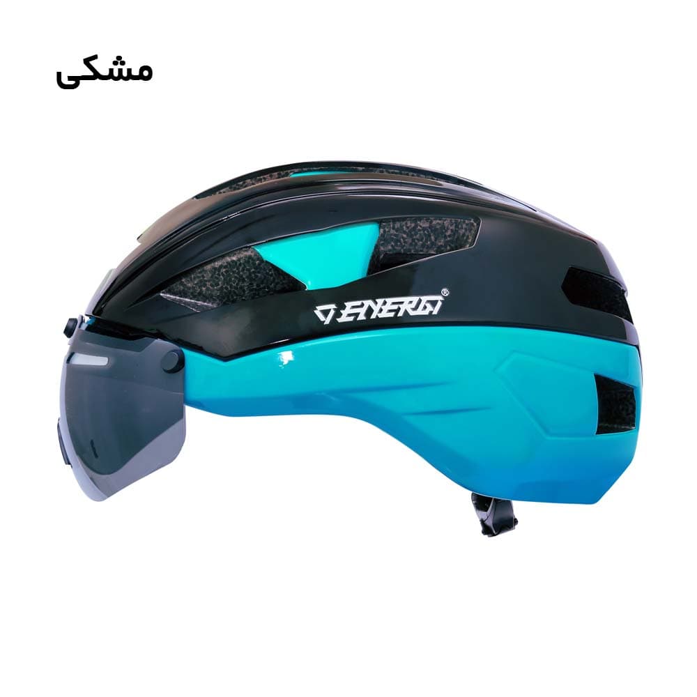 کلاه دوچرخه عینک دار انرژی مدل KS09 سایز L — تصویر ۳