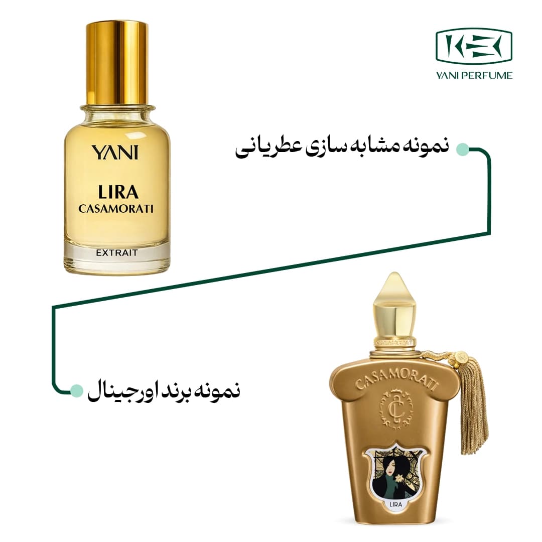 عطر کازاموراتی لیرا عطریانی ۵۰ میل — تصویر ۴