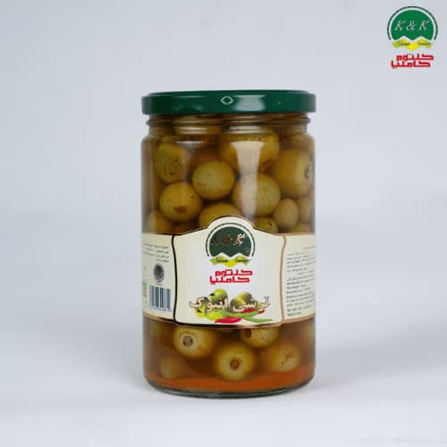 ترشی انبوک ۶۸۰ گرمی شیشه ای