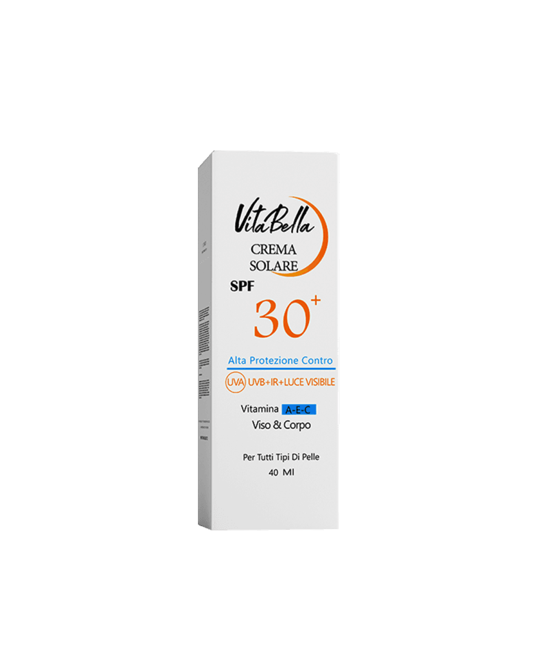 کرم ضد آفتاب spf۳۰ بی رنگ حجم ۴۰ میل ویتابلا