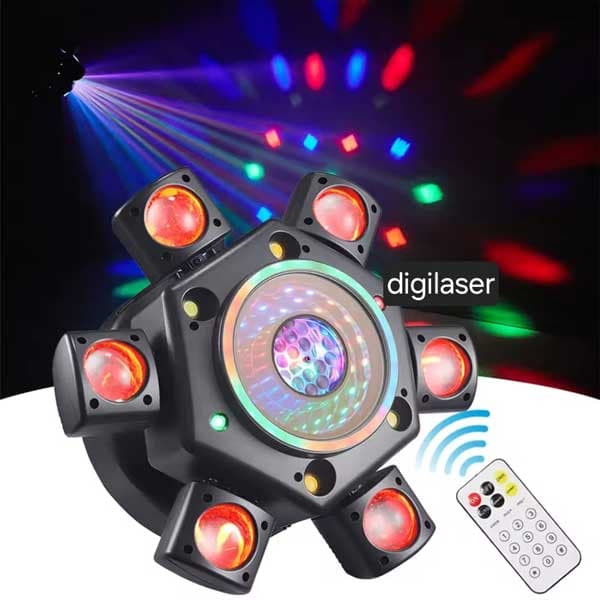 مووینگ بیم رقص نور کینگ کونگ ۶ بازو مدل KG-01 — تصویر ۸