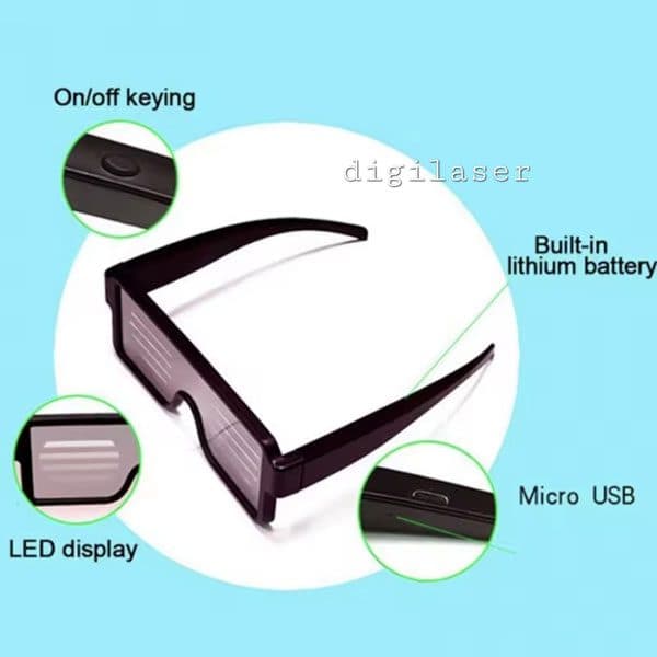 عینک ال ای دی مهمانی – Glowing LED — تصویر ۱۱