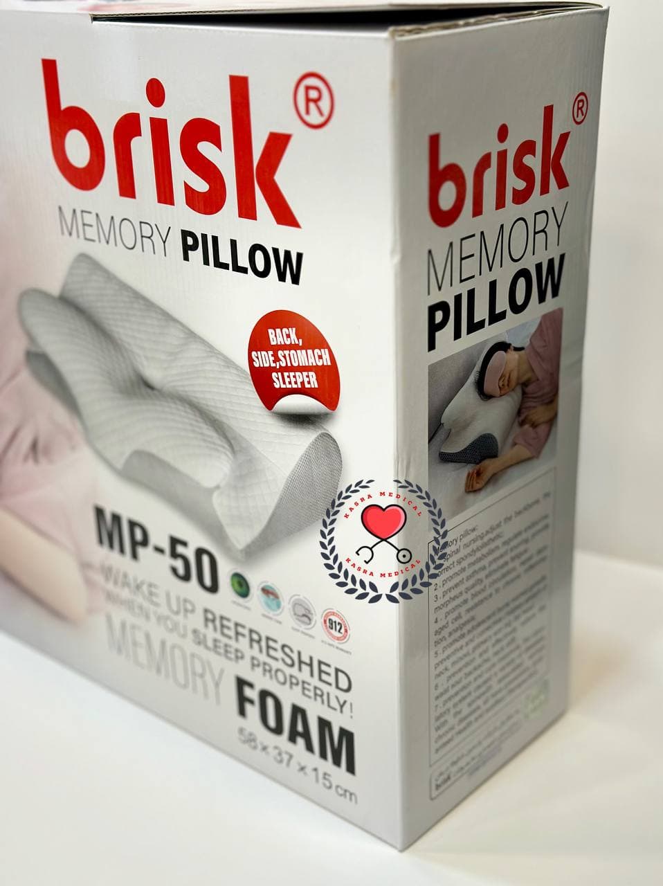 بالش طبی مموری فوم بریسک Brisk MP-50 — تصویر ۱۰