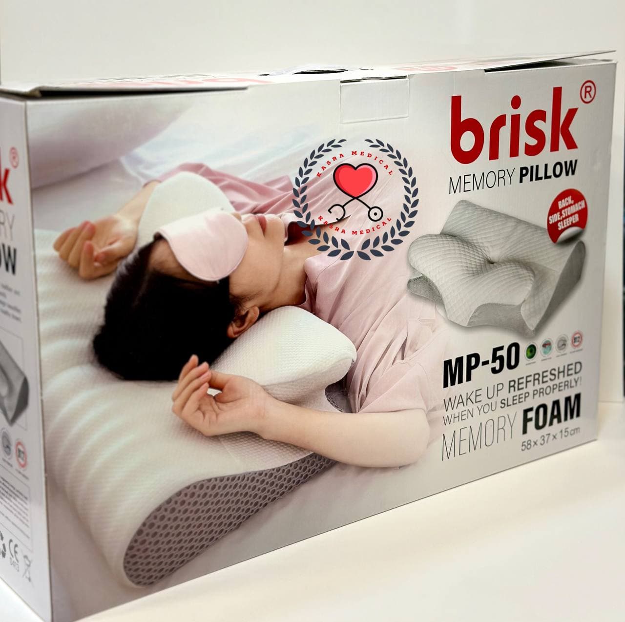 بالش طبی مموری فوم بریسک Brisk MP-50 — تصویر ۳