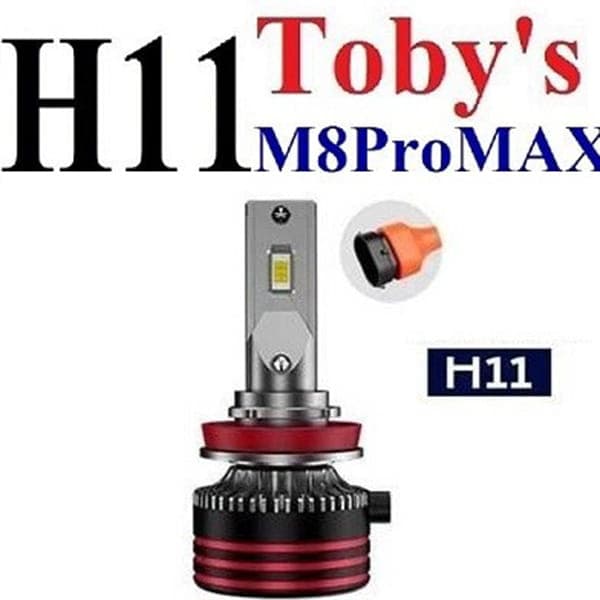 هدلایت توبیز مدل M8 Pro Max پایه H11 — تصویر ۸