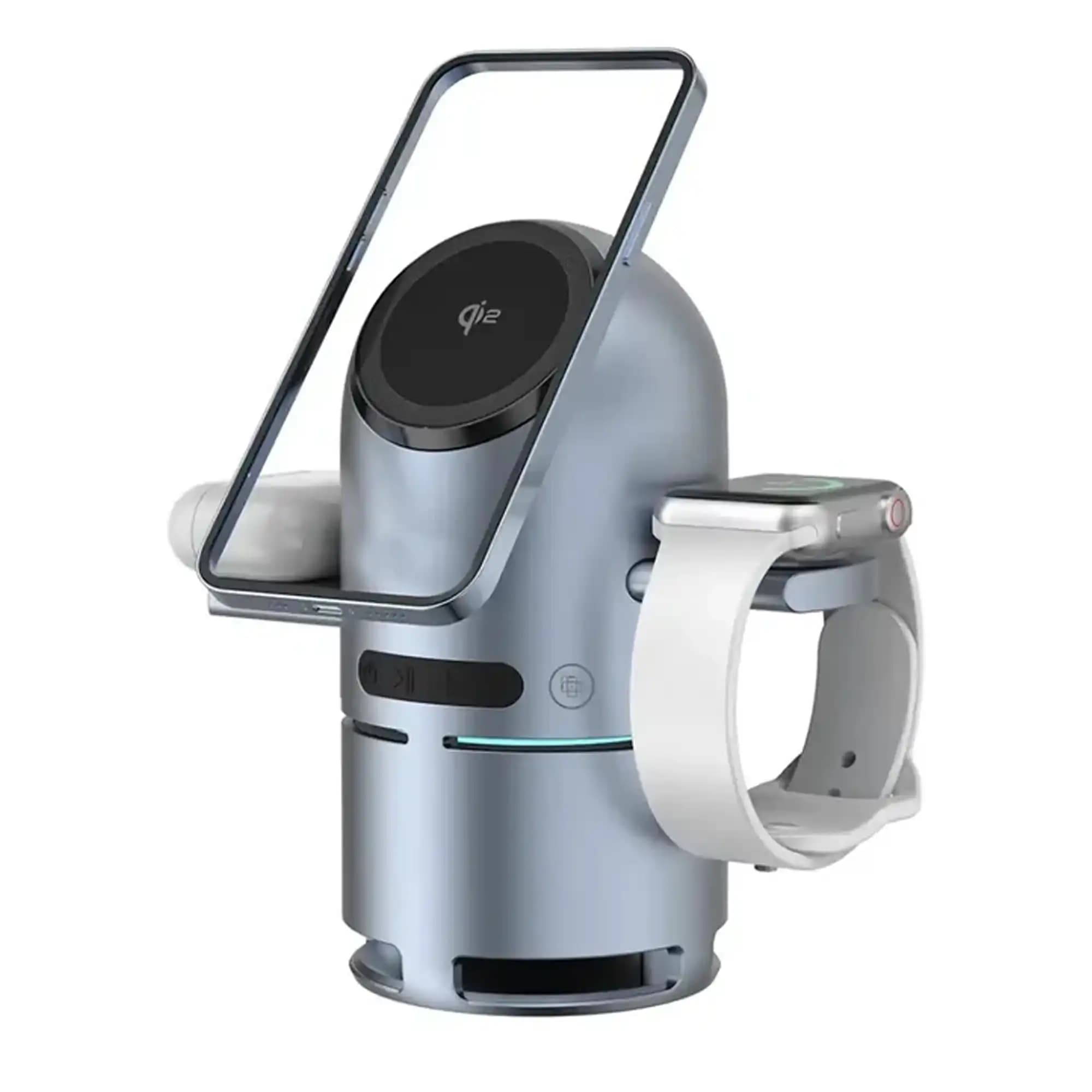 شارژر وایرلس 3 کاره و اسپیکر Multi-Function S9B — تصویر ۵