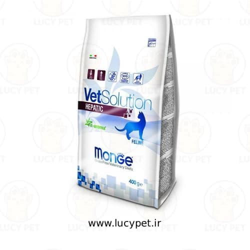 غذا خشک گربه بالغ هپاتیک مونژه 400 گرم — تصویر ۲