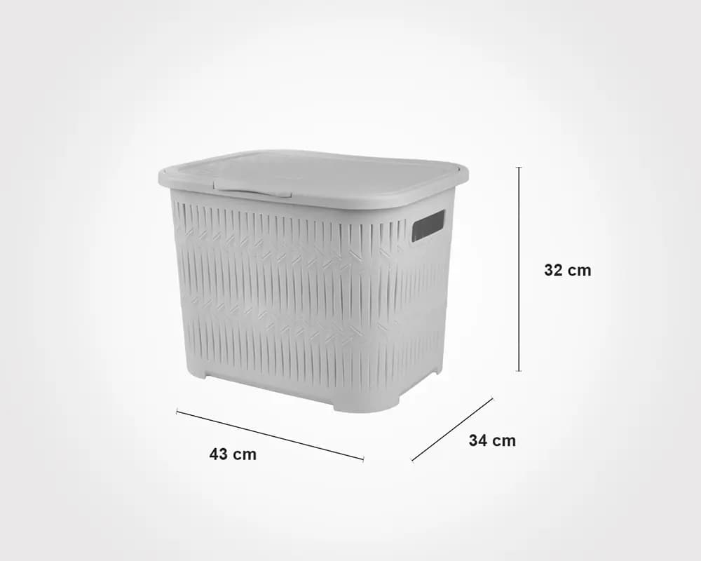 سبد رخت دربدار کوتاه طرح بامبو لیمون کد 1512 — تصویر ۱۱
