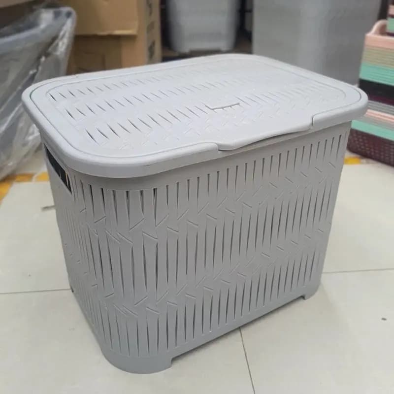 سبد رخت دربدار کوتاه طرح بامبو لیمون کد 1512 — تصویر ۸