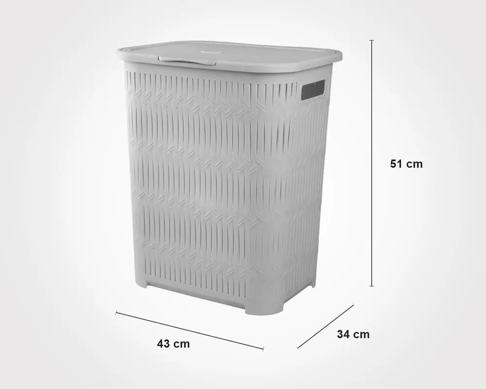 سبد رخت دربدار بلند طرح بامبو لیمون کد 1510 — تصویر ۱۱